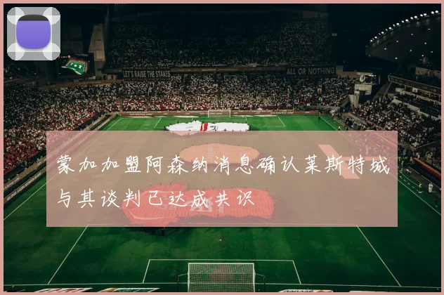 蒙加加盟阿森纳消息确认莱斯特城与其谈判已达成共识